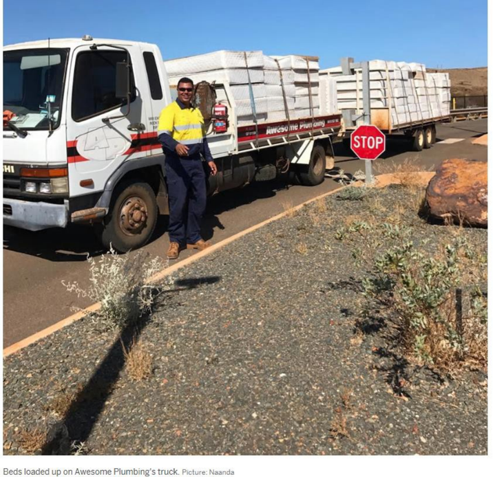 Pilbara News-Locals Benefit from Work Camp Gear.pic 2